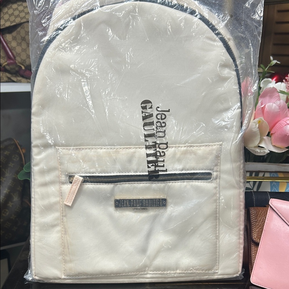 Jean Paul Gaultier Off-White Backpack - Picture 1 of 3